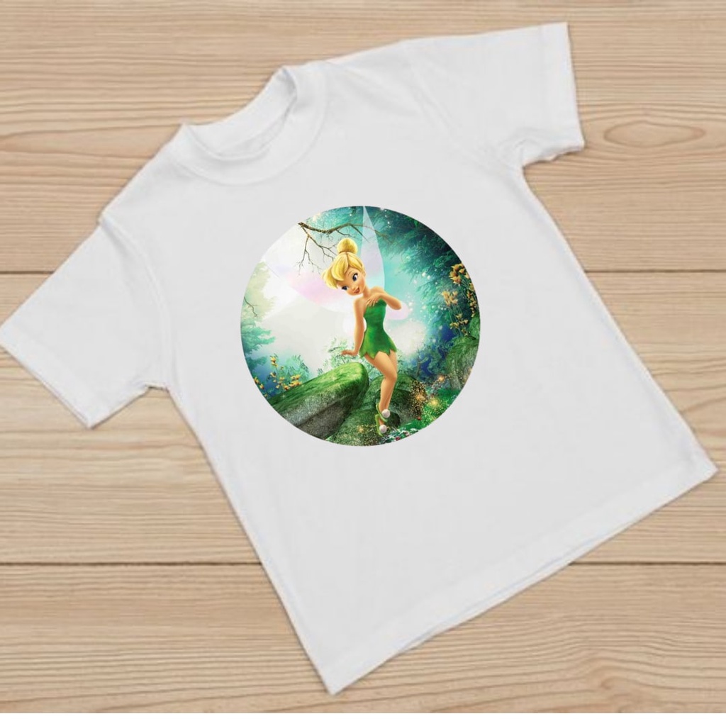 Clothing May - Kaos Tinker belle Karakter Kaos Anak Koas Anak Karater Distro Kekinin T Shirt Tshirt T-Shirt Premium Murah