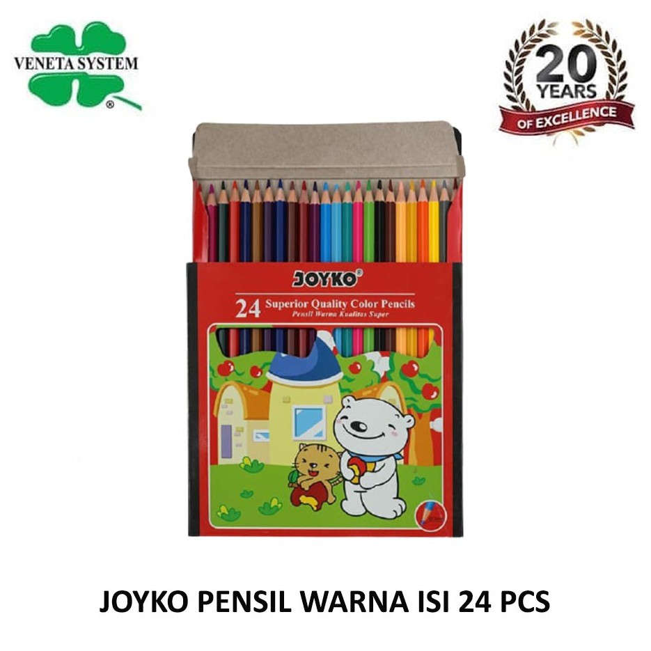 Pensil Warna Joyko / Color Pencils / 12 Warna / 24 Warna / 36 Warna