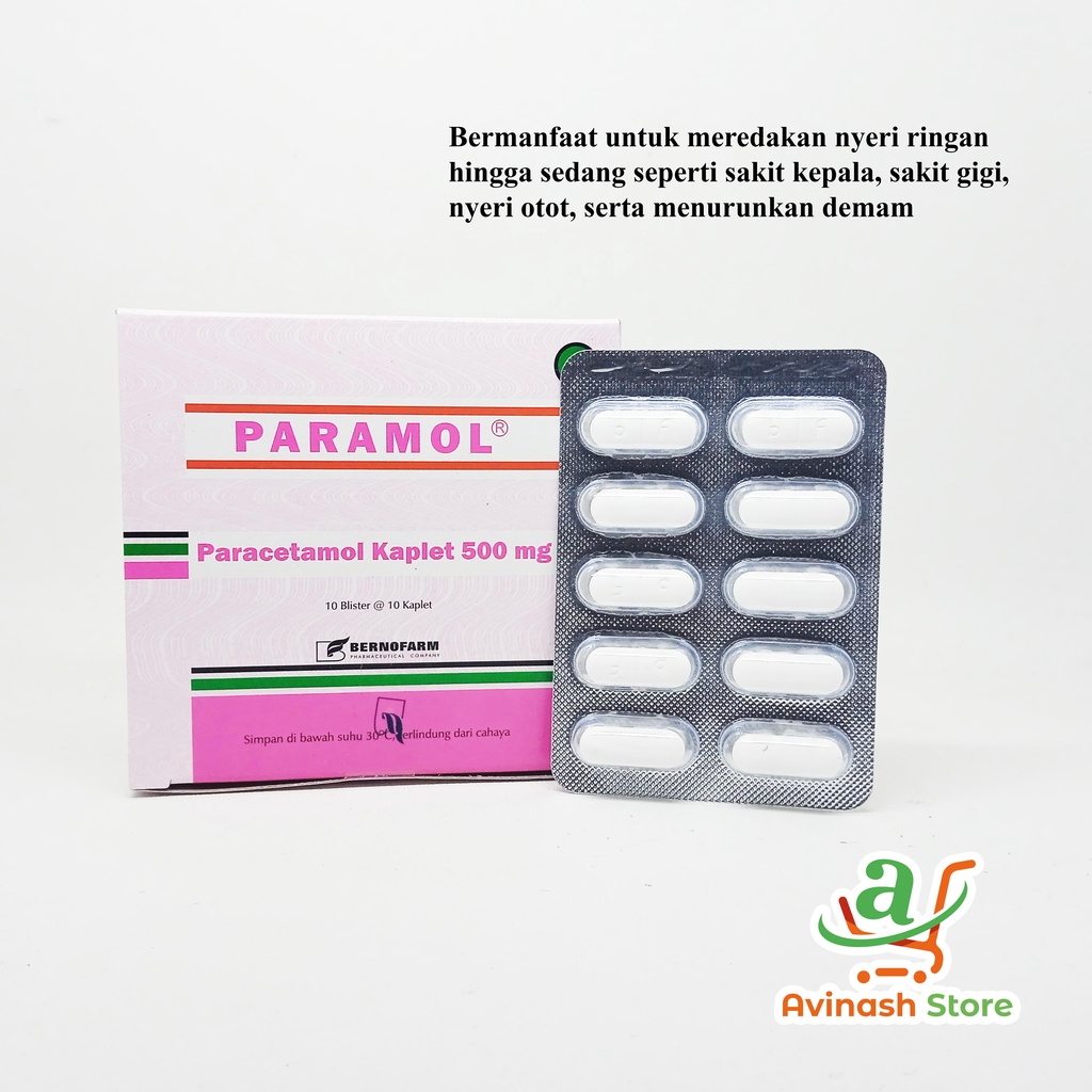 Jual PARAMOL 500 MG PARACETAMOL HARGA STRIP ISI 10 KAPLET | Shopee ...