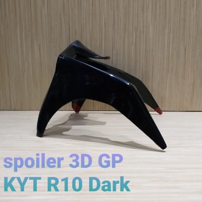spoiler KYT R10 3D GP warna Dark