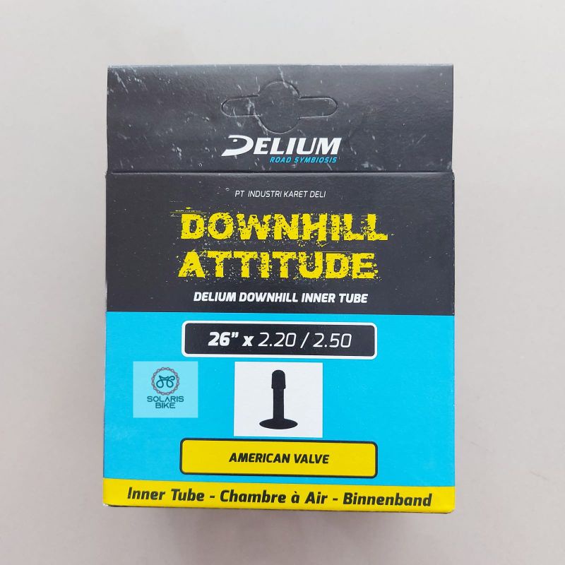 Ban Dalam Sepeda 26 X 2.20 / 2.50 AV Downhill Attitude Delium by Deli Tire