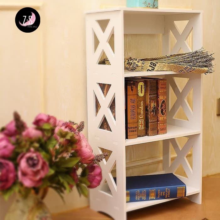 Multica Rak Buku Design Modern Vintage Minimalis Shopee 