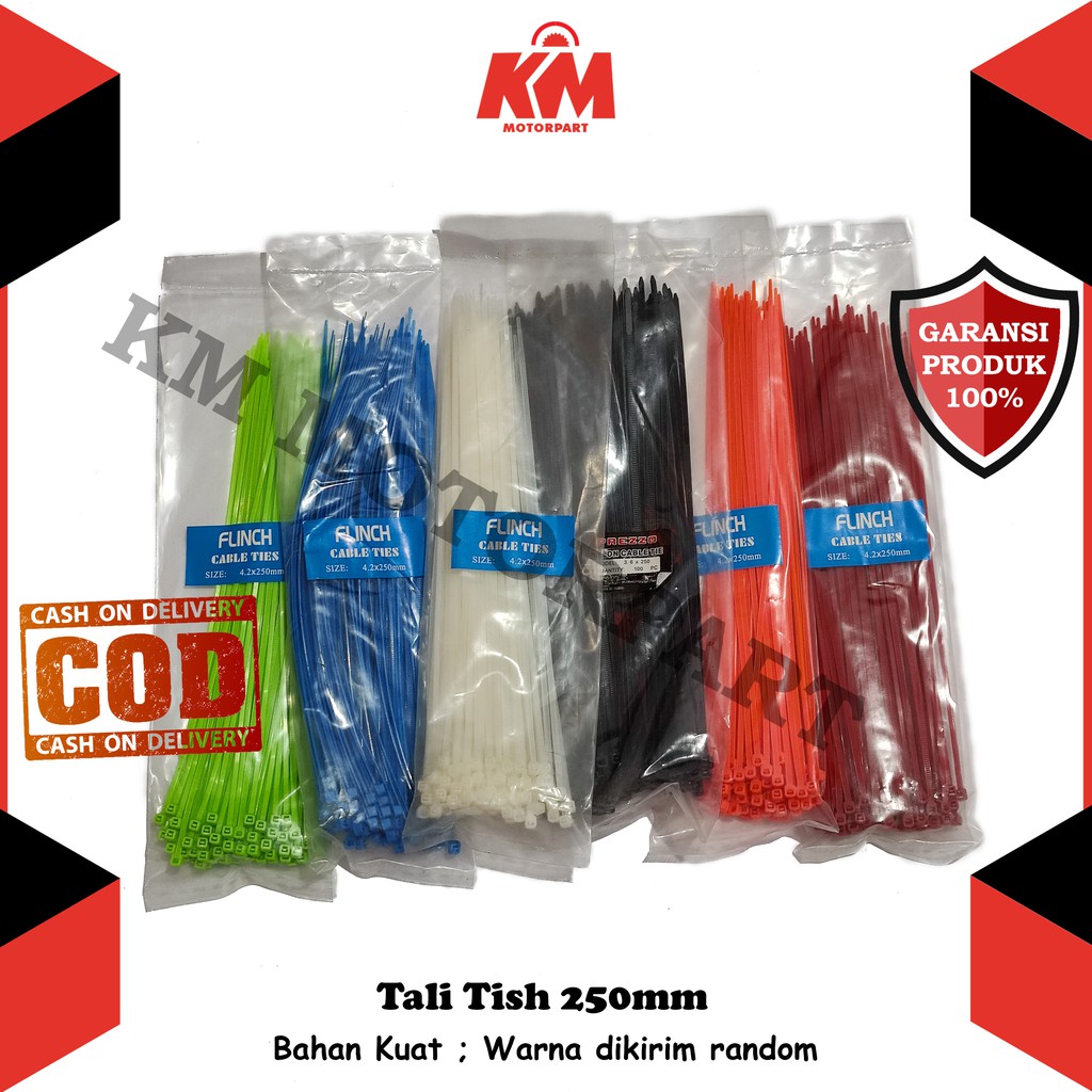 Tali Ties 10 cm / 15 cm / 20 cm / 25 cm Tali Pengikat Barang Cable Tie