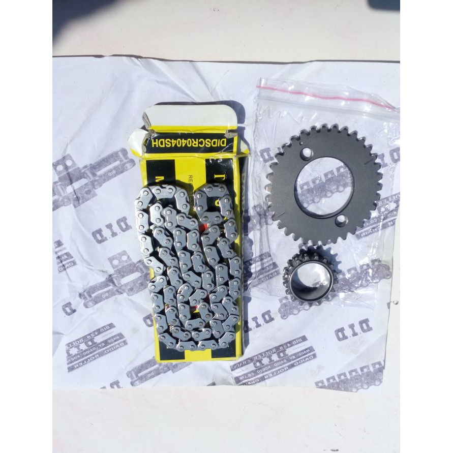 MTR1131 RANTAI KETENG KAMPRAT DID TIGER 4 EMPAT LAPIS GIR SENTRIK TEBAL