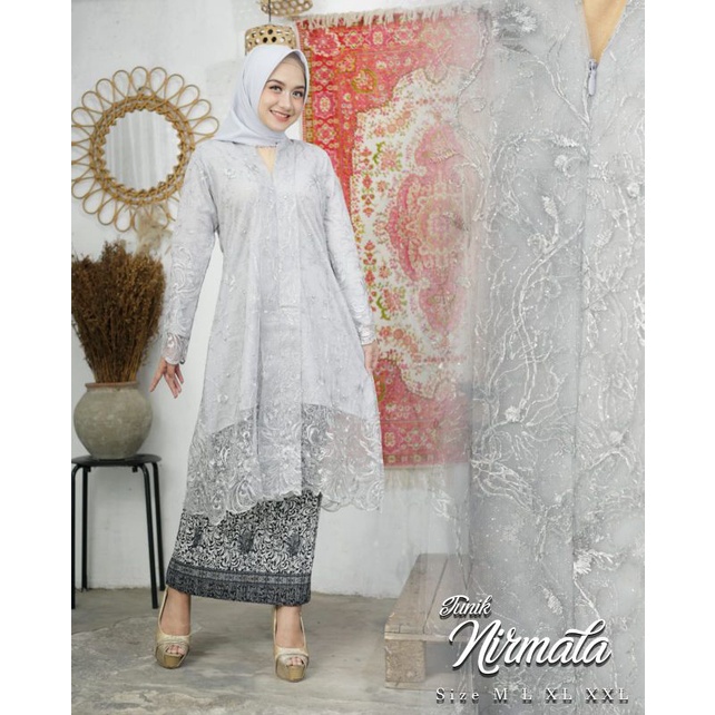 KEBAYA MALIKA / Tunik nirmala kebaya modern // Kebaya modern wisuda tunangan lamaran couple murah re