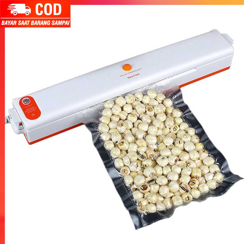 (100% BARANG ORI) Taffware Pompa Vacuum Sealer Makanan Food Packing Machine - SX-101