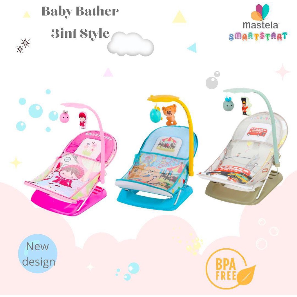 MASTELA SMARTSTART DELUXE BABY BATHER / BABY BATHER