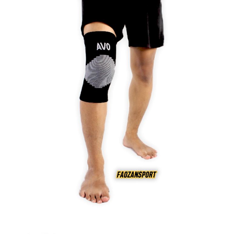 Deker lutut Knee support Avo Knee Brace Kneepad Pelindung Lutut Olahraga Futsal Volly Basket Badminton Original