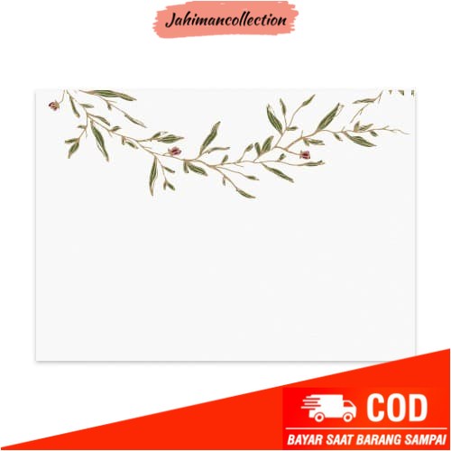 

✨ BISA COD ✨ Note Card Twig Wreath Set of 6