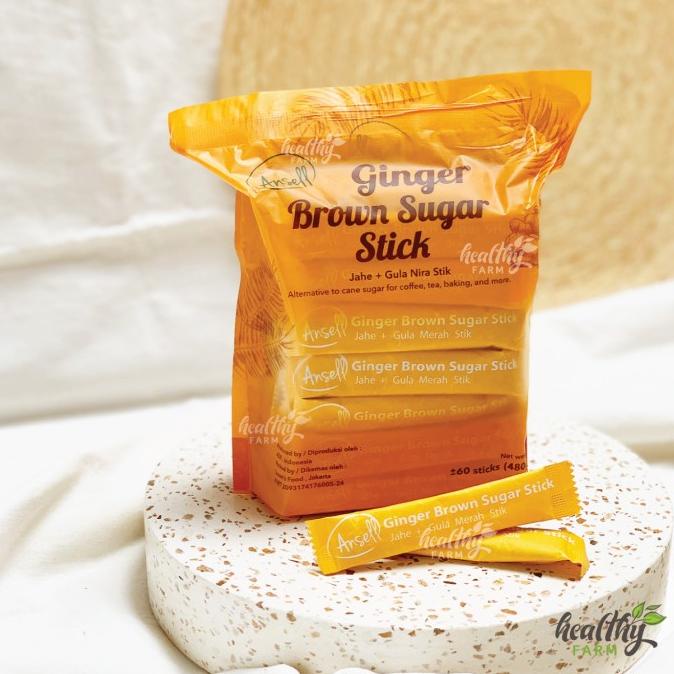 

Ansell Ginger Brown Sugar Stick / Jahe Gula Merah Bubuk Stik 480g