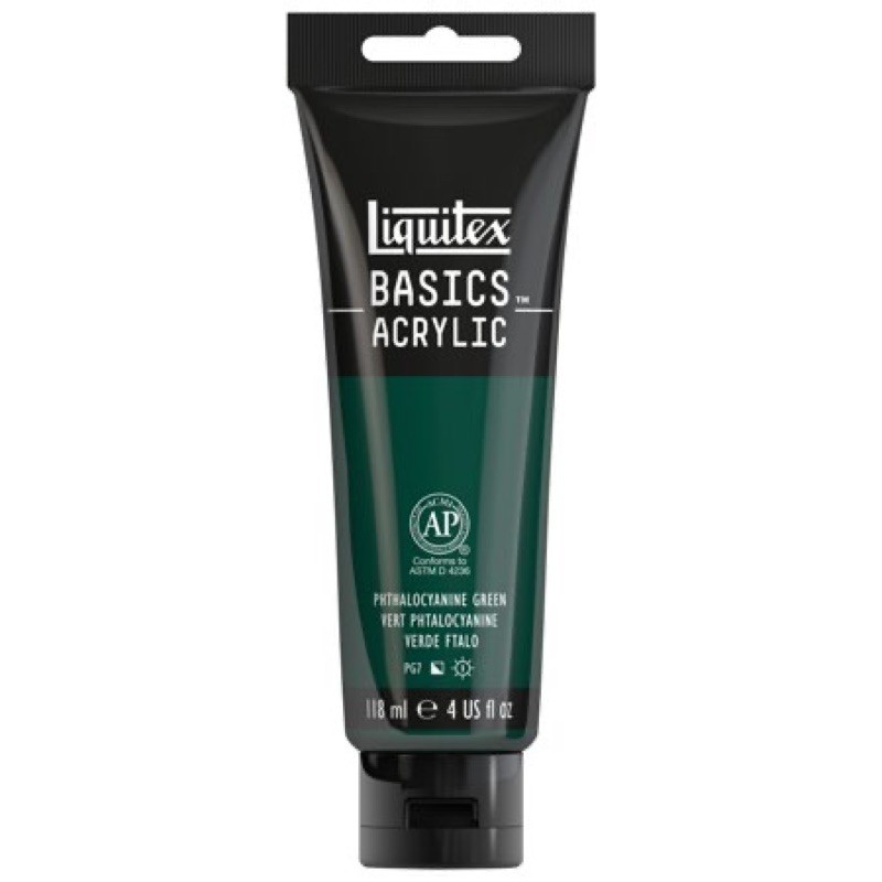 

Cat Acrylic Liquitex Basics 118ml Phthalocyanine Green