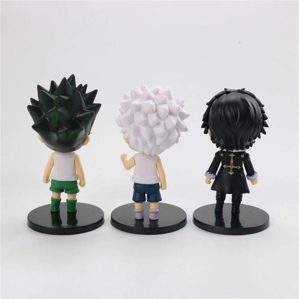 Lanfy Hunter x Hunter Anime Anak Hadiah PVC Kartun Anime Mainan Model Patung Mainan Ornamen Hadiah Gon Freecss