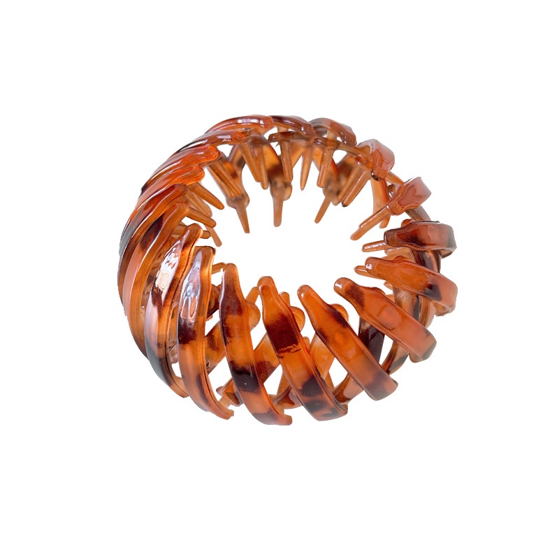 Ukuran Ditarik Bentuk Sarang Burung Jepit Rambut Lady ponytail Tetap Korea Hiasan Rambut