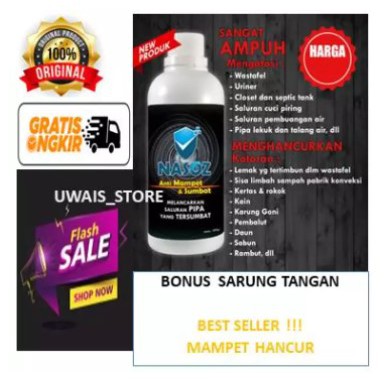 PEMBERSIH SALURAN AIR Anti MAMPET - Anti Mampet WC - Anti mampet wastafel - Penghancur Mampet