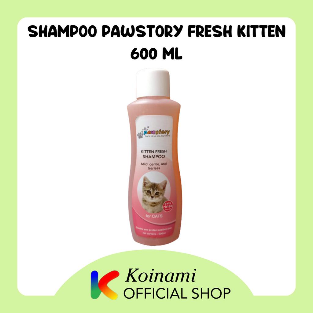 PAWSTORY KITTEN FRESH 600ml / shampo kucing / grooming / hewan / pet / wangi / mandi