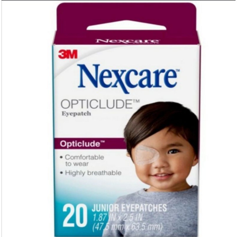 Nexcare 3M Plester Penutup Mata Anak Junior