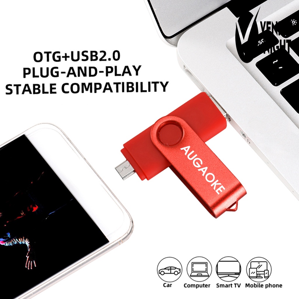 (SF) Augaoke Flashdisk USB 3.0 Kapasitas Besar 512GB / 1TB / 2TB Untuk Komputer