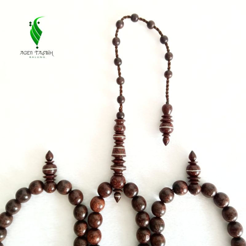 Tasbih Kayu Galih Asem Jumbo Super Size 12mm ORIGINAL Tasbih Kayu Langka Bertuah Nusantara