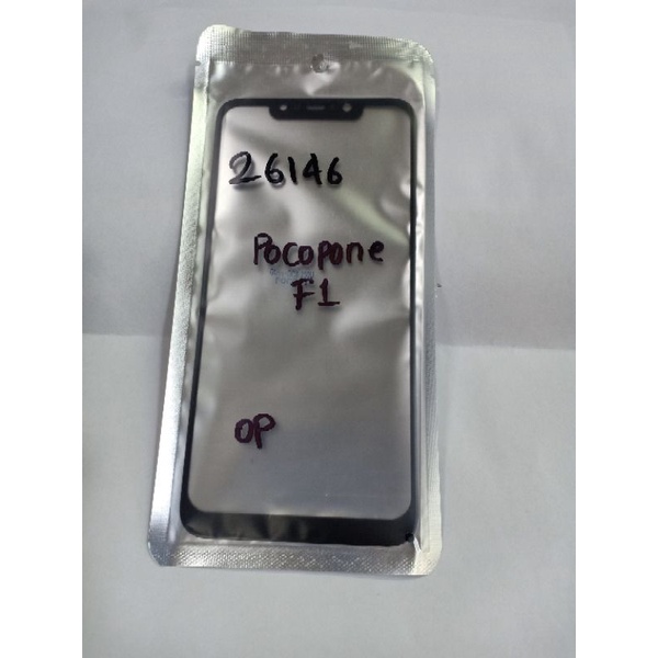 GLASS + OCHA / KACA LCD POCOPHONE F1