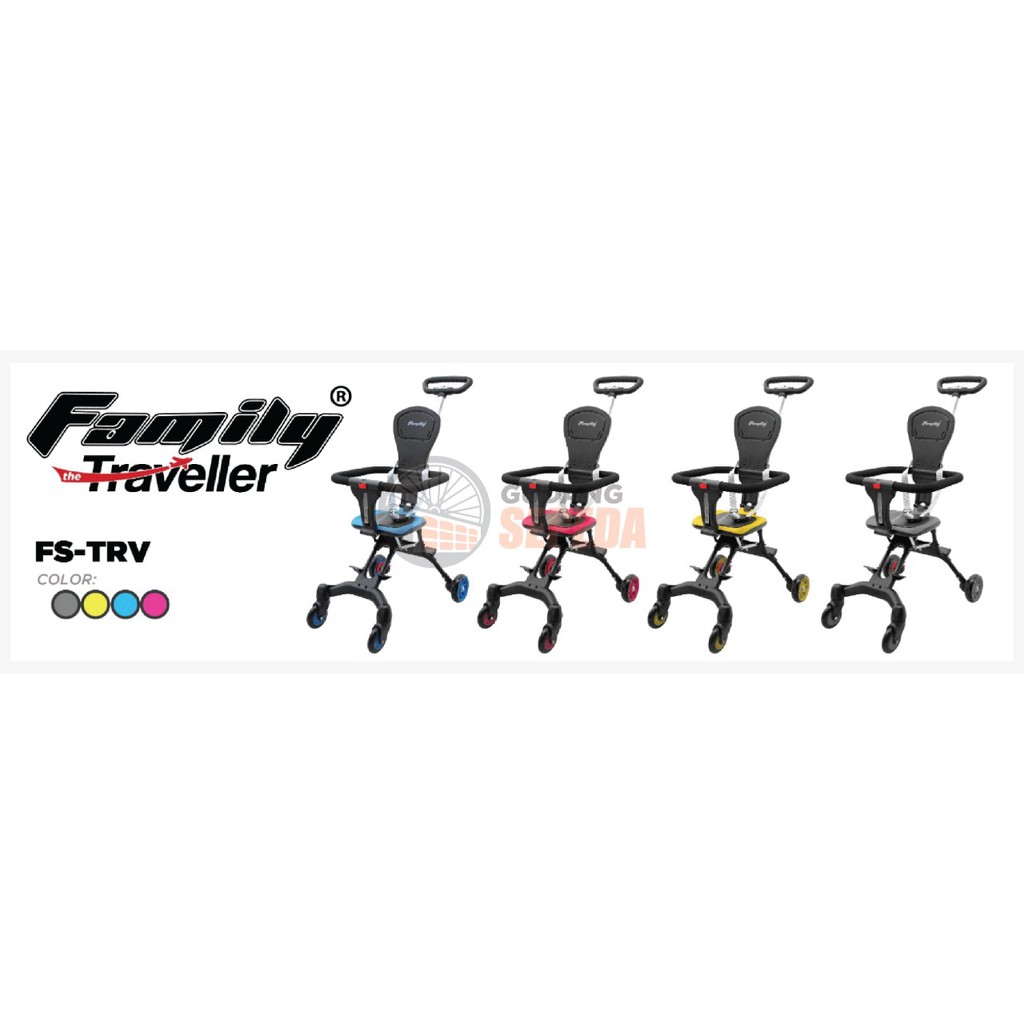 Stroller Anak Kereta Dorong Balita Family The Traveller FS-TRV Garansi kredit Cicilan COD SNI Stroler-2