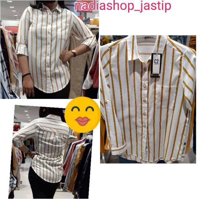 Kemeja cewek c2 ori 1000% size(s-x)