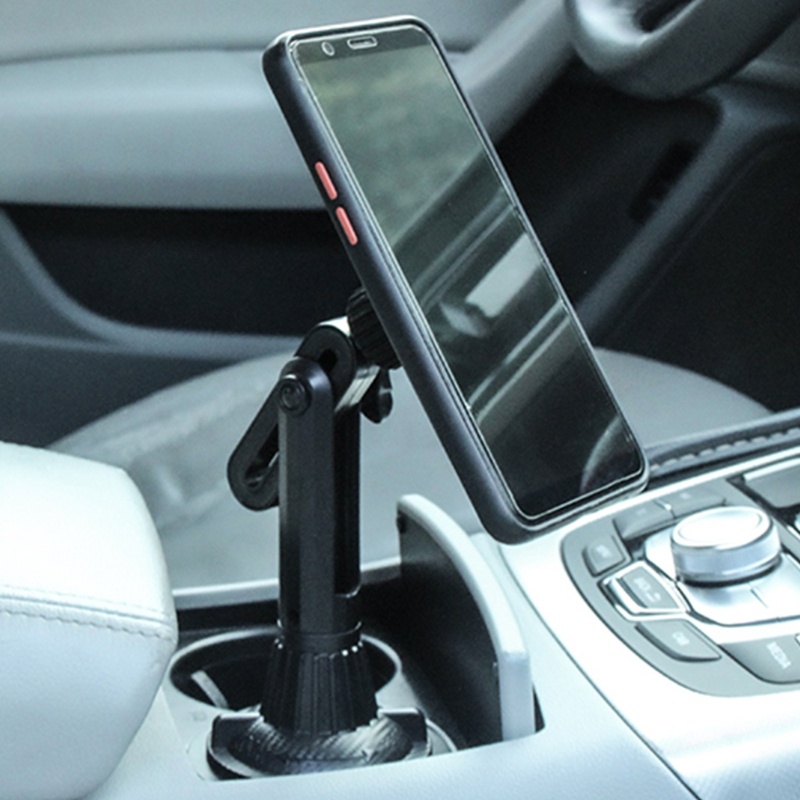 VIVI   Magnetic Car Cup Holder Phone Mount Adjustable Base Angle Cradle Car Mount Stand Cradle for i-phone 3-7 inch Cellphone