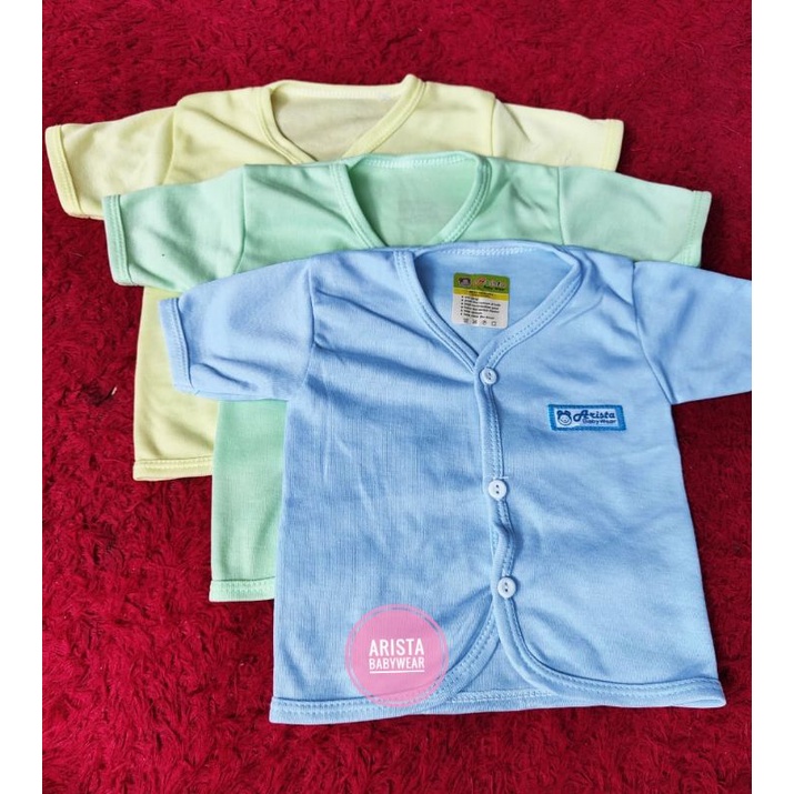 ARISTA BABY -(3pcs) Baju bayi Bis Polos Bordil