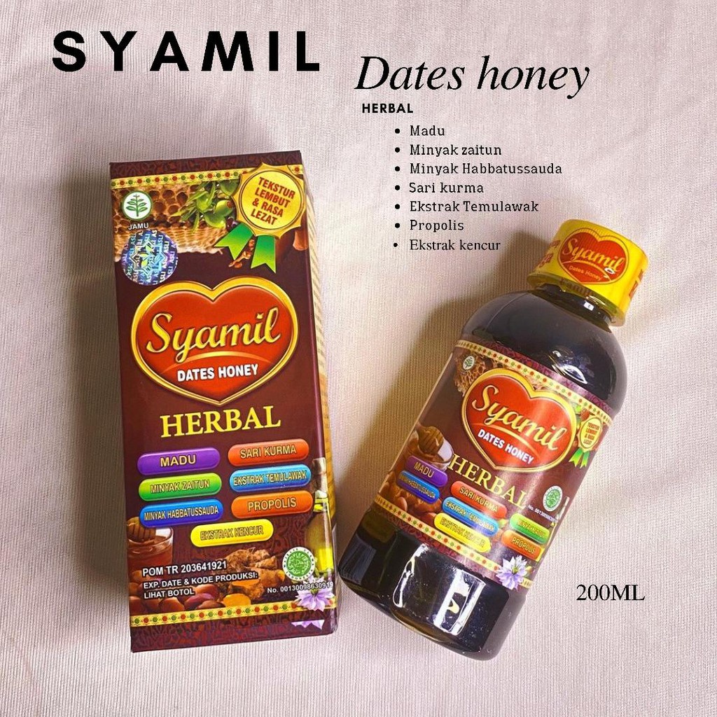 SYAMIL FAMILY DATES HONEY | Madu Herbal | Syamil Dewasa