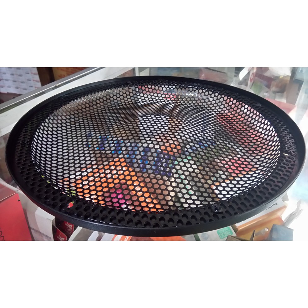 GRILL PELINDUNG SPEAKER SUBWOOFER 12 INCH RAM BESI FULL