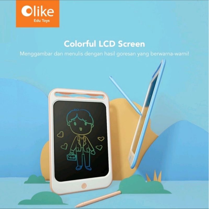 

Olike LCD Drawing Board 10inch-papan Tulis Digital Anak/Mainan Edukasi/Garansi resmi