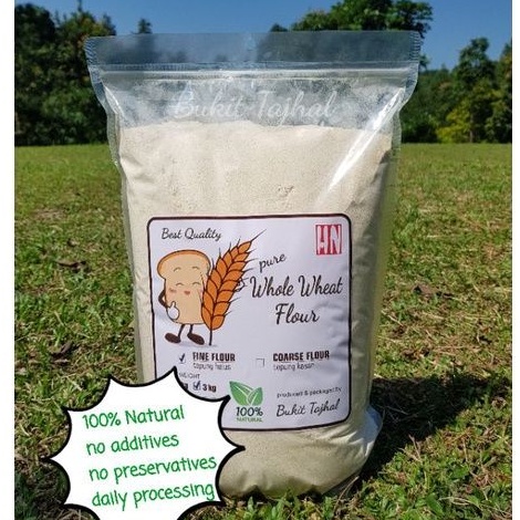 

Tepung Gandum Halus 3 kg // Fine Whole Wheat Flour 3 kg