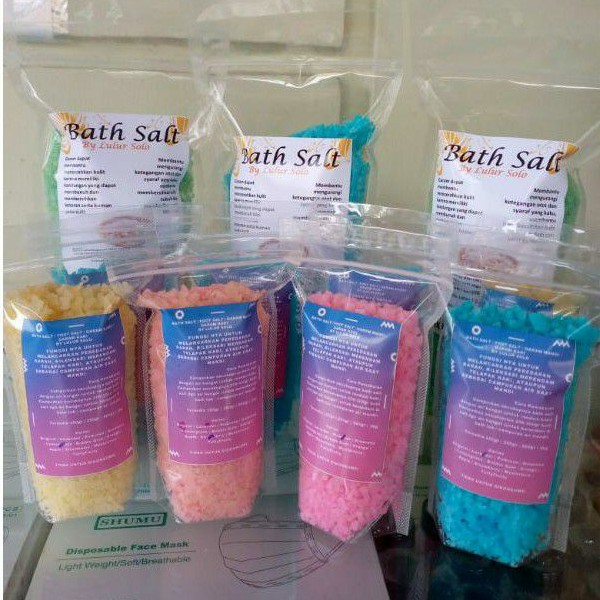 (300gr) Garam Mandi Bath Salt Organik Aromaterapi Kaki Spa 250gr Foot Soak Promo Buy 10 Get 1