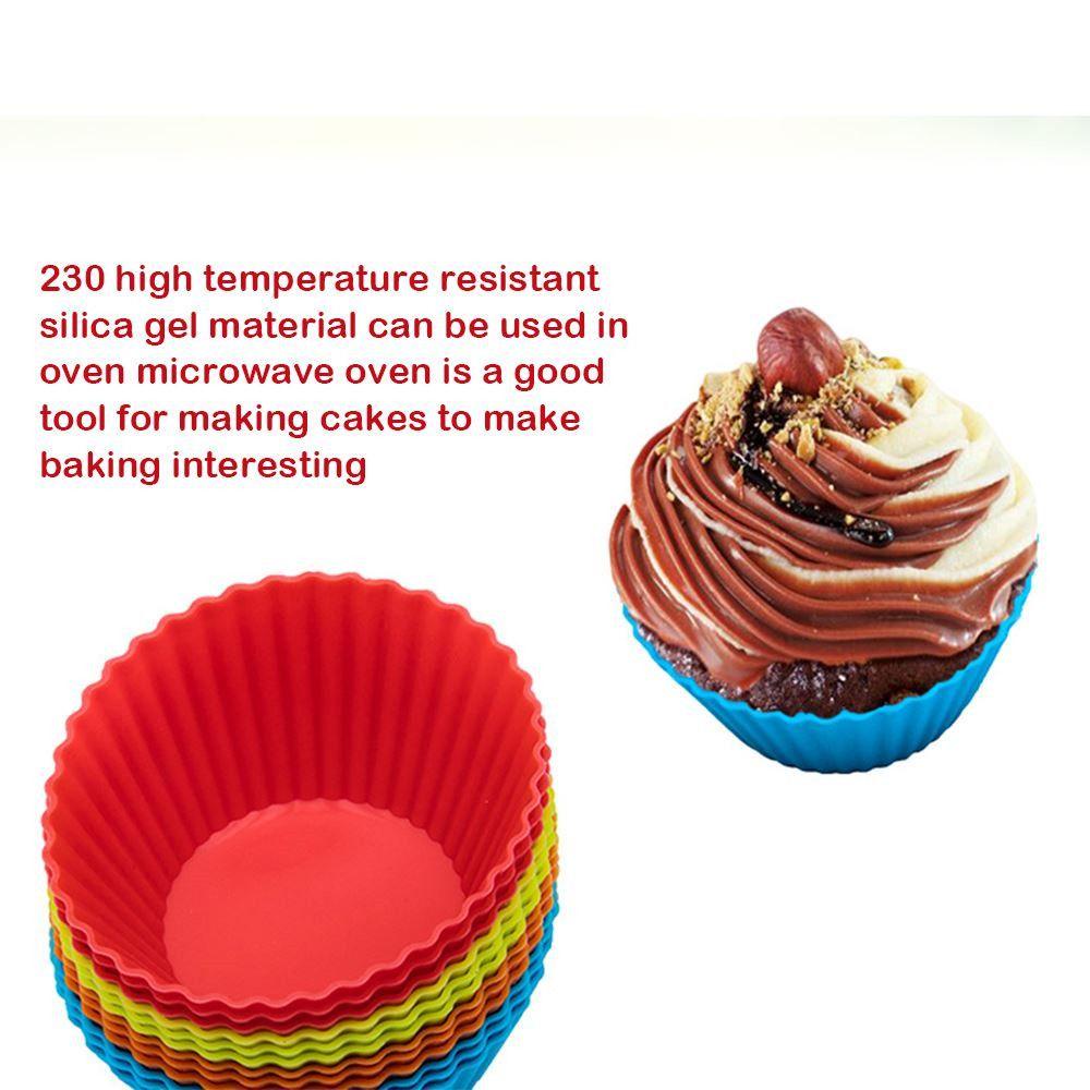 Suyo Muffin Cupcake Mold Liner Candy Colors Bakeware Maker Cetakan Kue Bulat