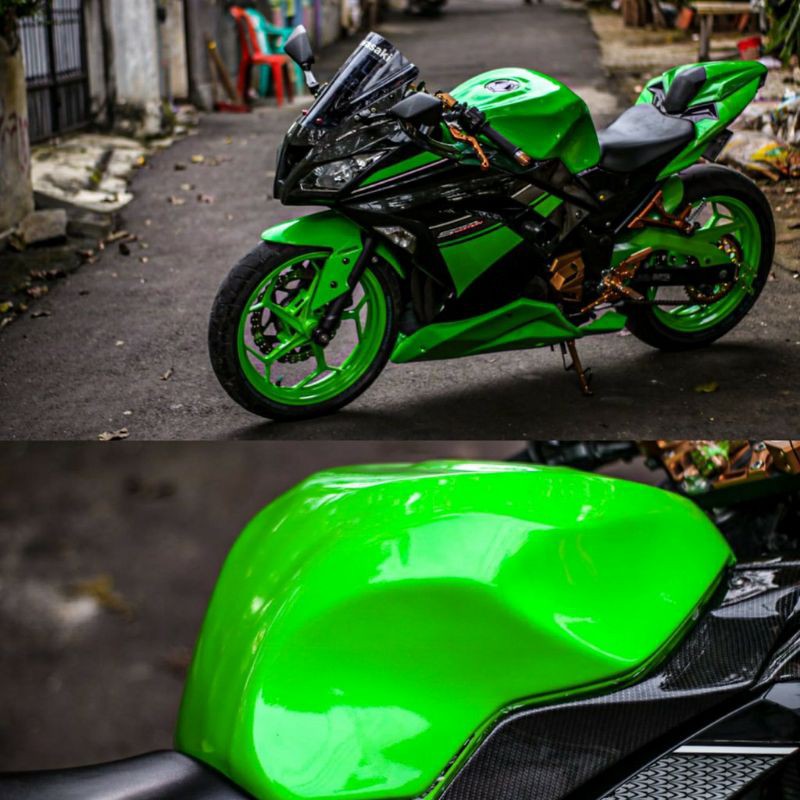 COVER TANKI NINJA 250 FI OLD MODEL ZX 636