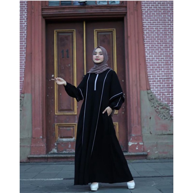 Abaya Hitam mewah