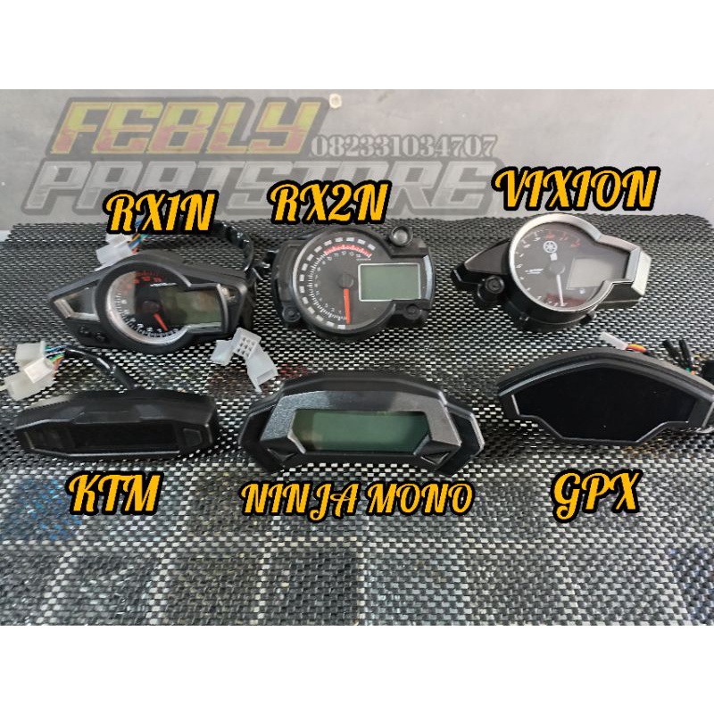 SPEEDOMETER SPIDO SPEDO YAMAHA VIXIO KTM KOSO RX1N KOSO RX2N GPX NINJA MONO SPEDO KTM DIGITAL MINI S