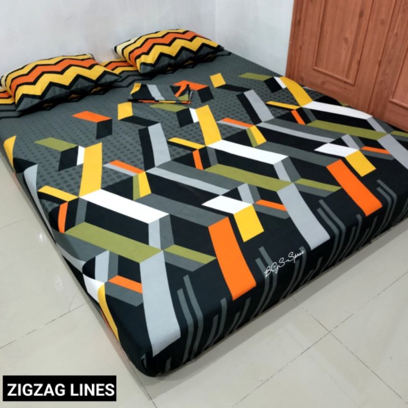 SPREI HOMEMADE T30//SPREI MOTIF TERBARU/MOTIf KEKINIAN UKURAN KOMLIT