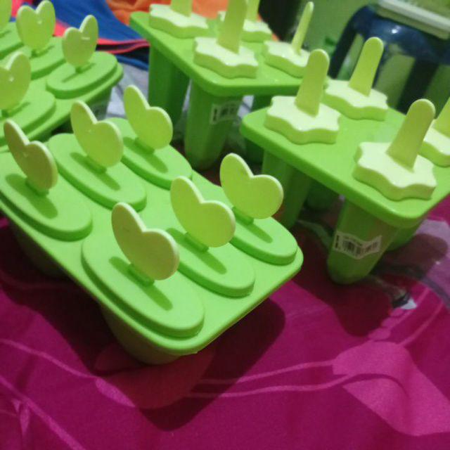 Cetakan Es Cream Hati  Isi 6bj