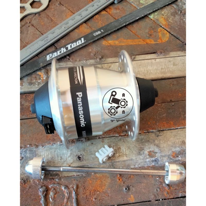 dynamo hub dinamo panasonic 32 hole 100mm classic randonneur audax gravel not shimano avid son