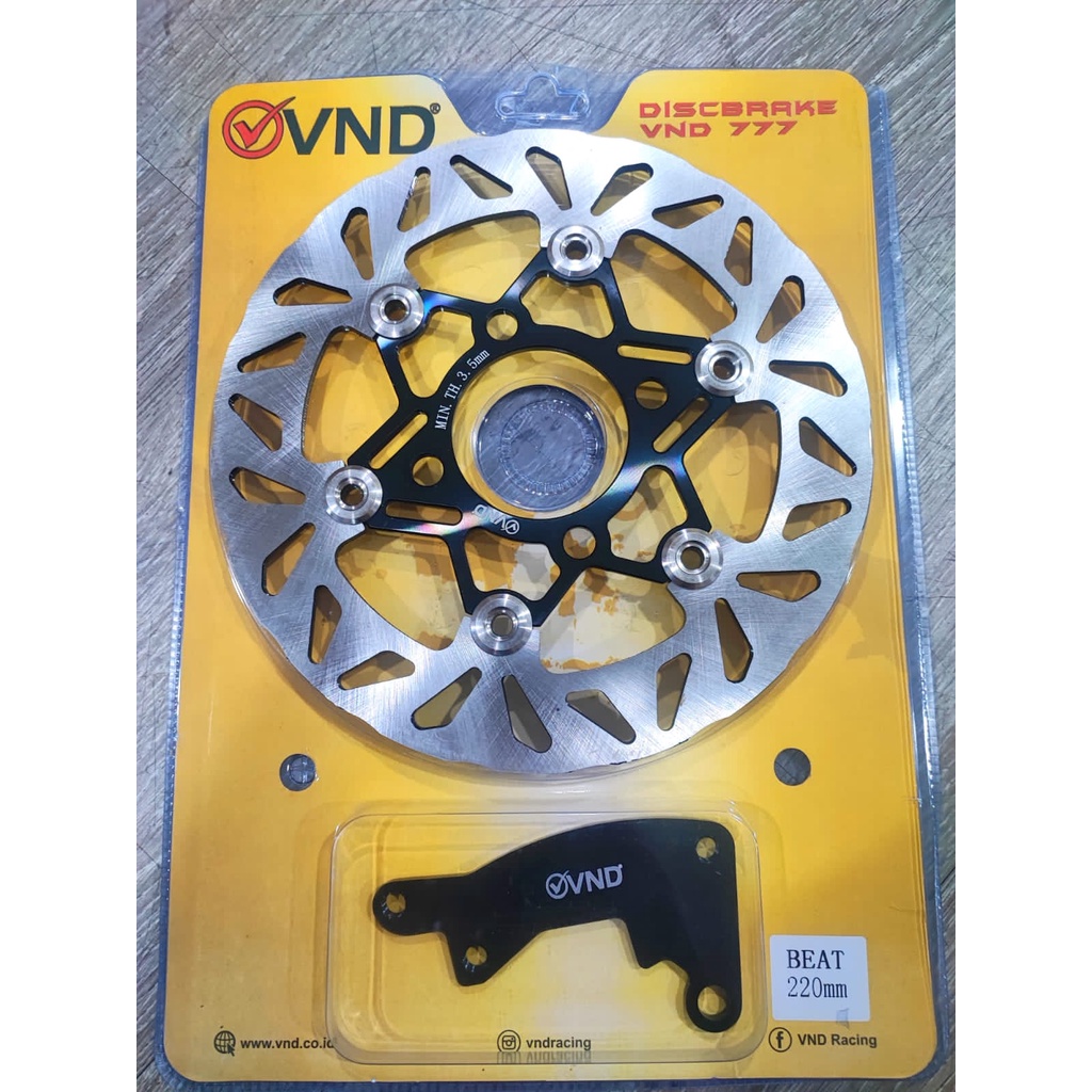Piringan Cakram VND Model Psm 220 mm Floating Disc Brake Original Vario,Beat,Scoopy,Mio,Mio Soul,Mio J Dan Motor Lain Nya Akai Racing Store
