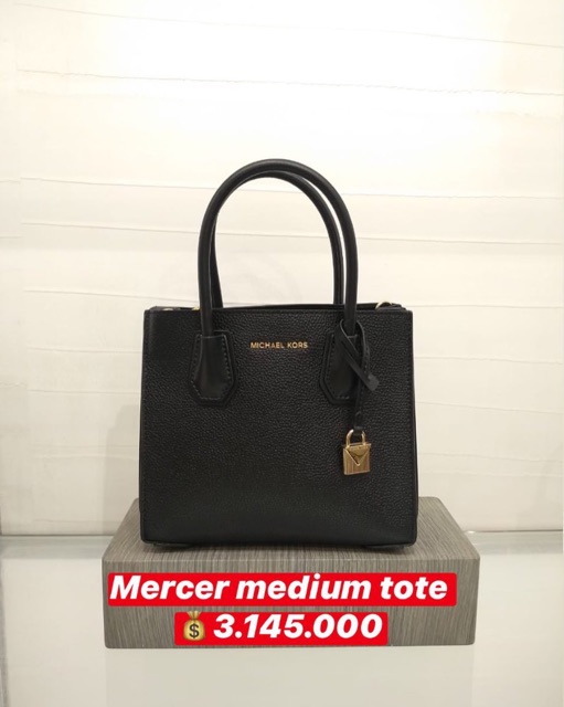 Michael Kors Mercer Black Medium Tote