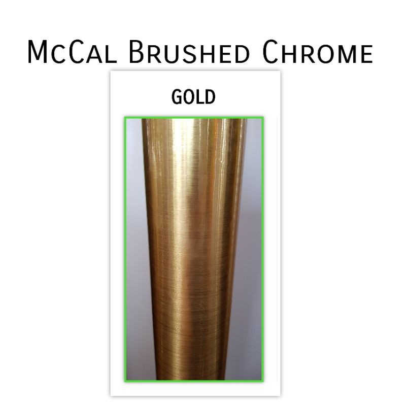 

Stiker Hairline Brushed Chrome Gold McCal