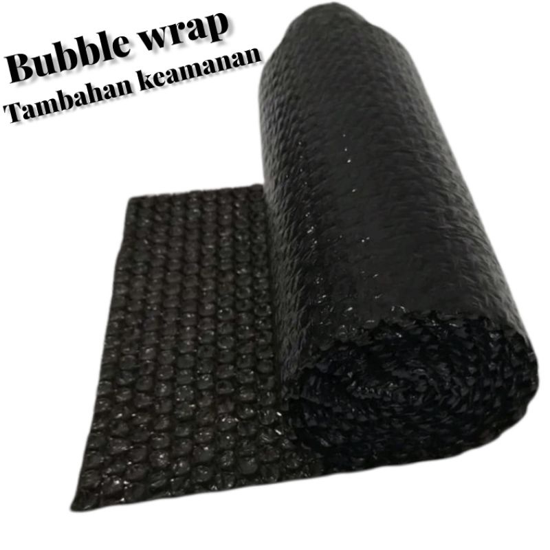 

bubble wrap tambahan keamanan packing