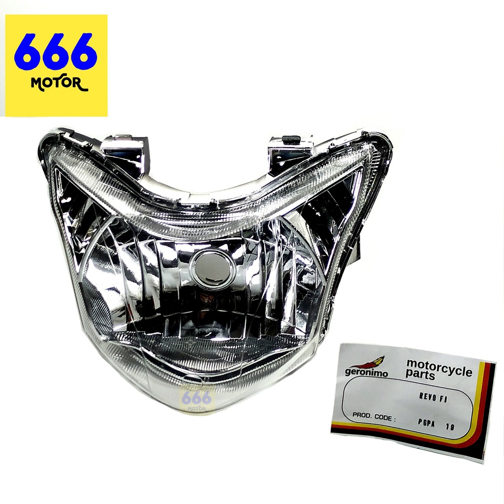 666MOTOR LAMPU DEPAN / REFLEKTOR REVO FI