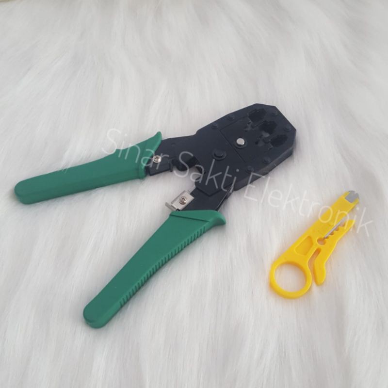 Tang kupas kabel lan Crimping tool rj 45 tang krimping rj 45 rj 11