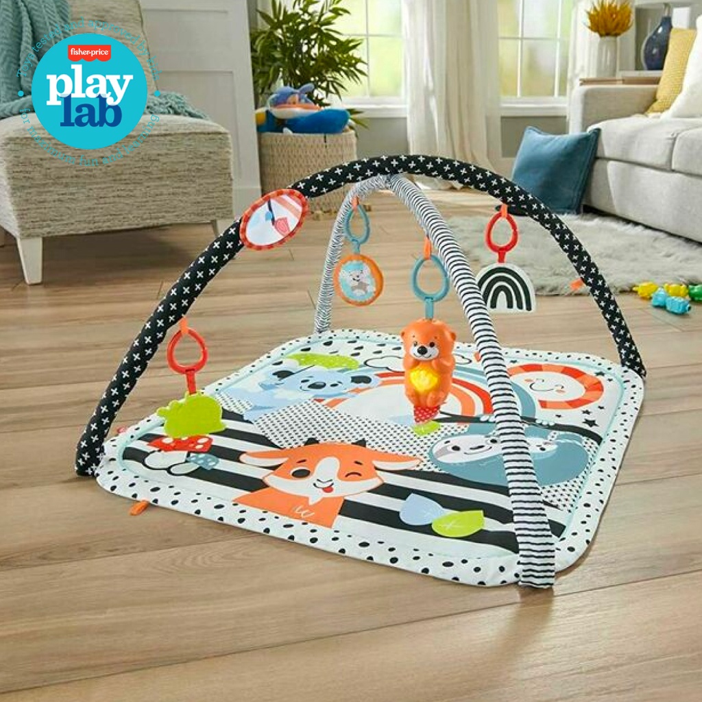 Fisher-Price 3-in-1 Music, Glow and Grow Gym - Matras Tidur / Playmat Anak Bayi