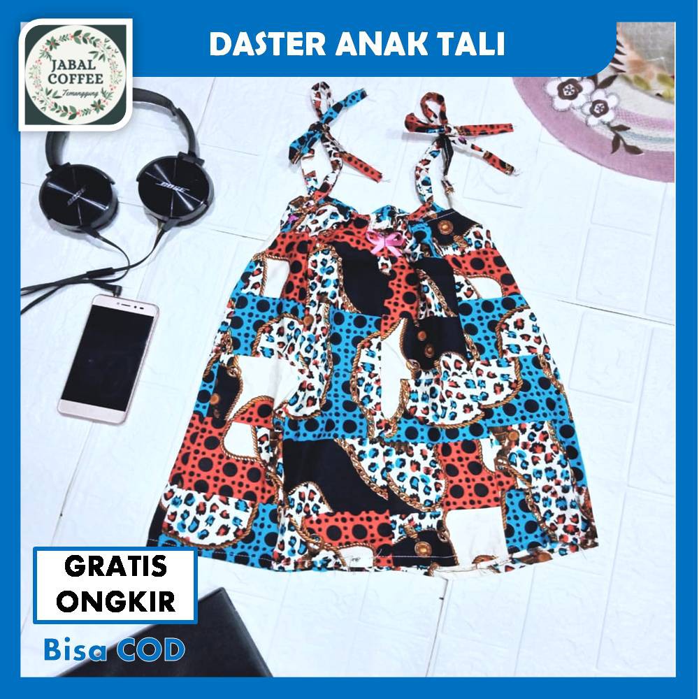 Dress Tali Anak Bunga 6 Bulan - 3 Tahun / Dress Anak Perempuan / Daster Anak Perempuan J60