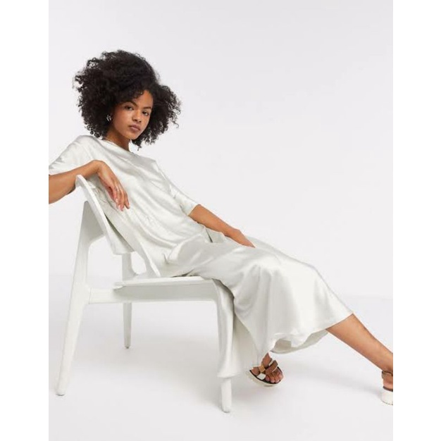WEEKDAY SATIN DRESS