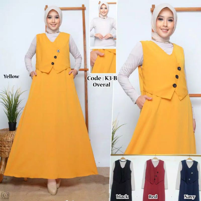 (grosir gamis katun) BAJU SET KAOS DALAMAN LENGAN PANJANG KANCING 3 BUSUI