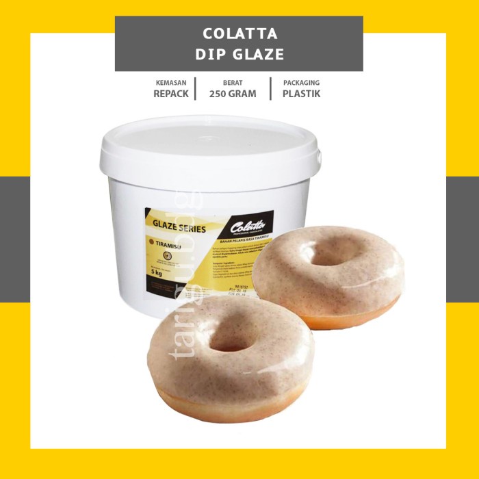 

Ht62D Dip Glaze Colatta 250G - Saus Topping Donat Pisang Coklat Nugget - White Choco Ht52Hh